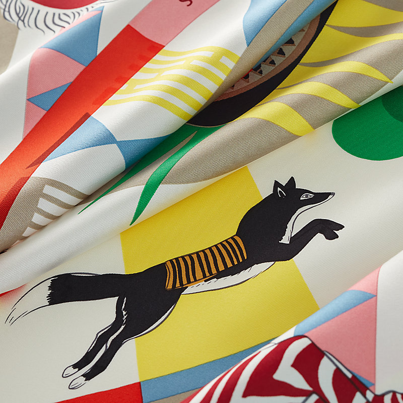 Le Carrousel du Tigre Royal scarf 90 | Hermès Thailand